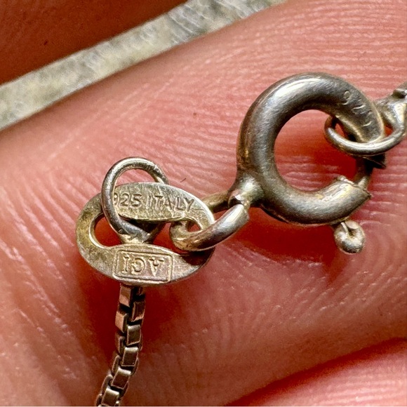 Set of 3, From PEI Pewter frog earrings, pendant and italian 925, 18” chain. - Picture 7 of 10